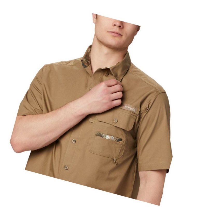 Pánské Košile Columbia Sharptail Short Sleeve Hnědé | SNVD-37410