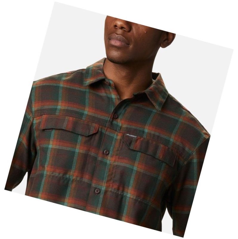 Pánské Košile Columbia Silver Ridge 2.0 Flannel Červené | KNAL-46075