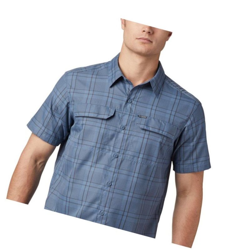 Pánské Košile Columbia Silver Ridge 2.0 Multi Plaid Short Sleeve Blankyt | AXKJ-37598