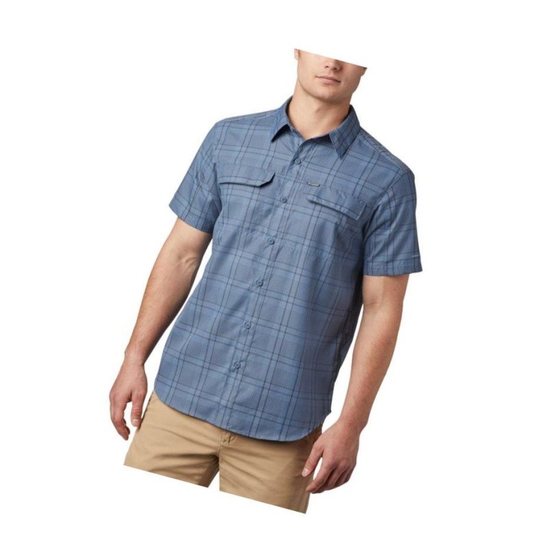 Pánské Košile Columbia Silver Ridge 2.0 Multi Plaid Short Sleeve Blankyt | AXKJ-37598