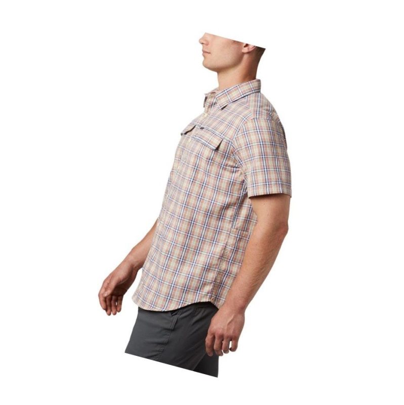 Pánské Košile Columbia Silver Ridge 2.0 Multi Plaid Short Sleeve Tmavě Koralove | AEVL-26584