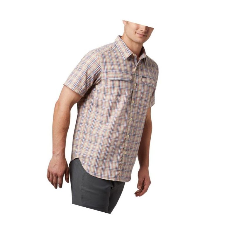 Pánské Košile Columbia Silver Ridge 2.0 Multi Plaid Short Sleeve Tmavě Koralove | AEVL-26584