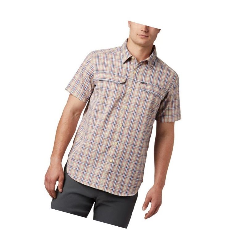 Pánské Košile Columbia Silver Ridge 2.0 Multi Plaid Short Sleeve Tmavě Koralove | AEVL-26584