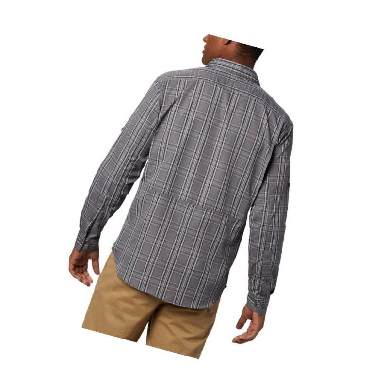 Pánské Košile Columbia Silver Ridge 2.0 Plaid Long Sleeve Big Šedé | ZNTW-17094