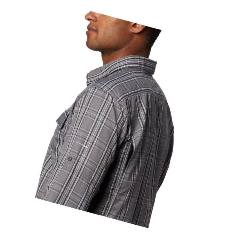 Pánské Košile Columbia Silver Ridge 2.0 Plaid Long Sleeve Big Šedé | ZNTW-17094