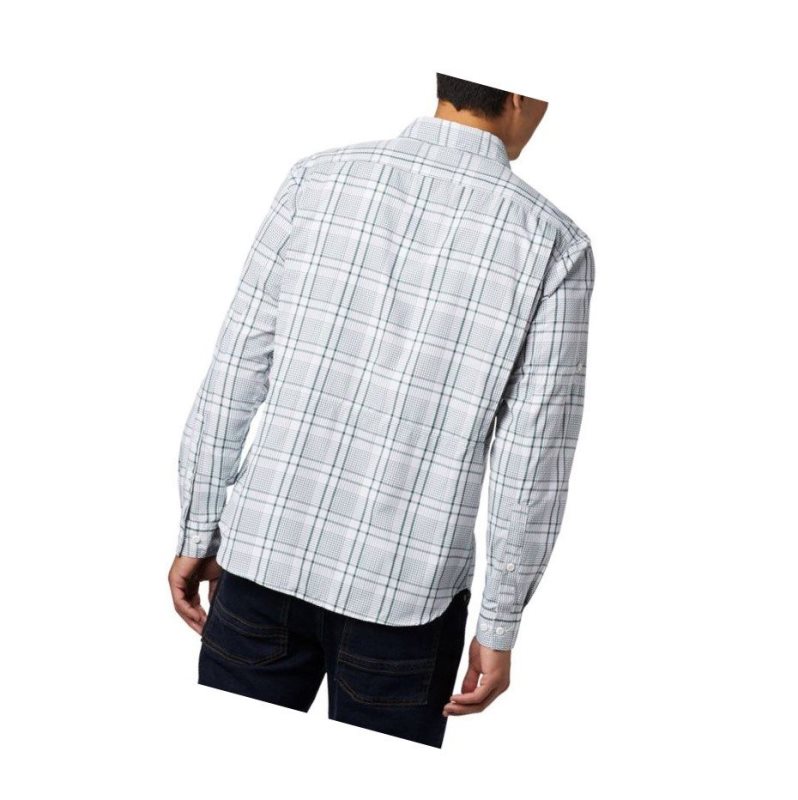 Pánské Košile Columbia Silver Ridge 2.0 Plaid Long Sleeve Zelene | QRPO-43081