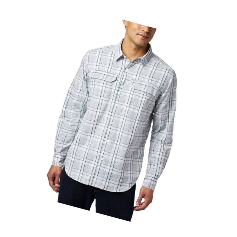 Pánské Košile Columbia Silver Ridge 2.0 Plaid Long Sleeve Zelene | QRPO-43081