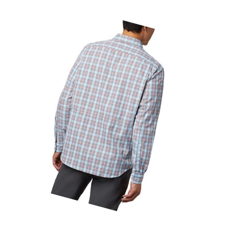 Pánské Košile Columbia Silver Ridge 2.0 Plaid Long Sleeve Blankyt | NVOT-49703