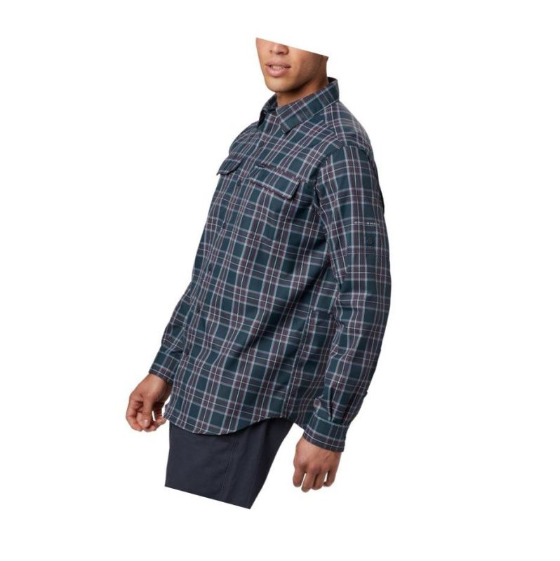 Pánské Košile Columbia Silver Ridge 2.0 Plaid Long Sleeve Šedé | MCBU-94132