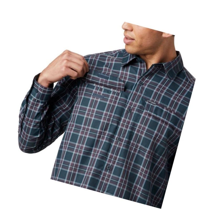 Pánské Košile Columbia Silver Ridge 2.0 Plaid Long Sleeve Šedé | MCBU-94132