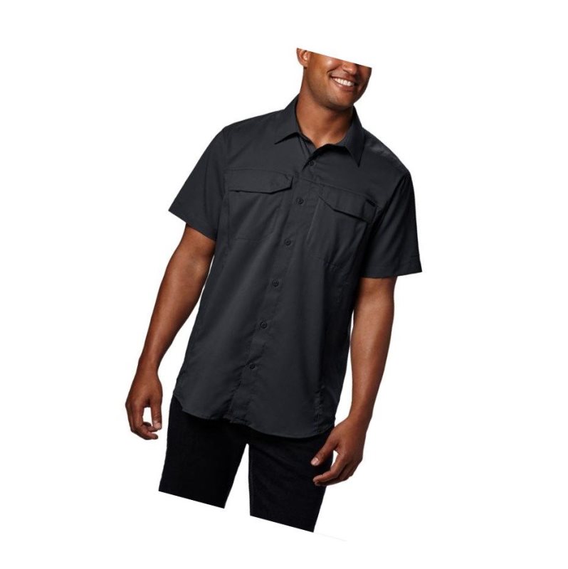 Pánské Košile Columbia Silver Ridge Lite Short Sleeve Černé | QUGM-14952