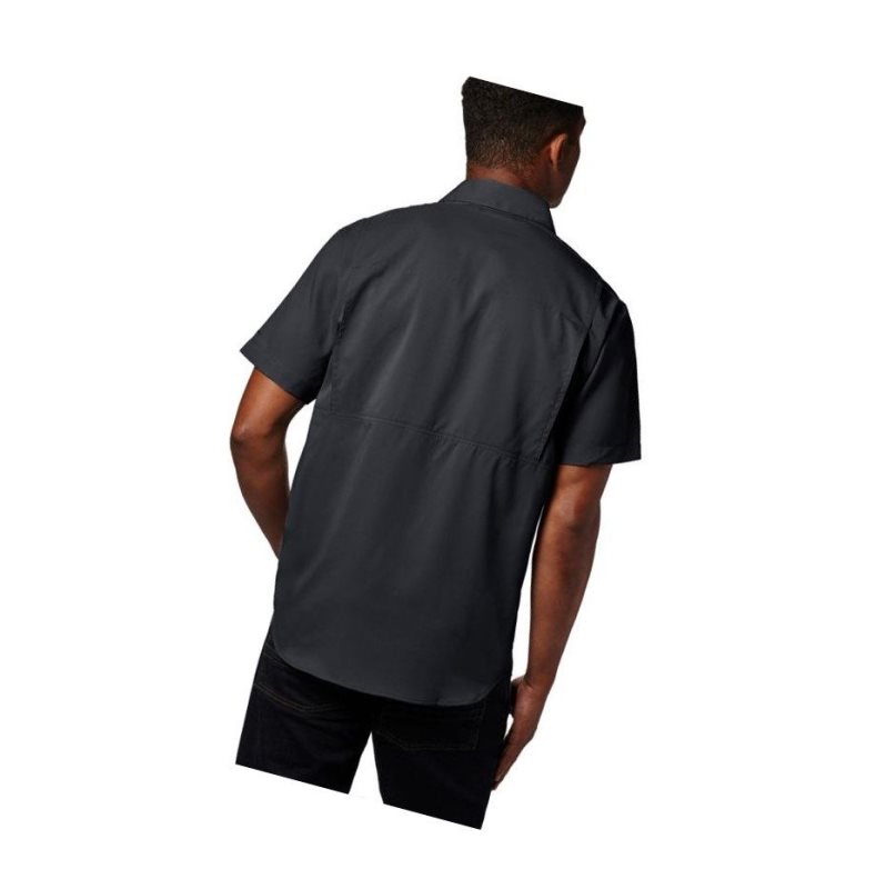 Pánské Košile Columbia Silver Ridge Lite Short Sleeve Černé | QUGM-14952