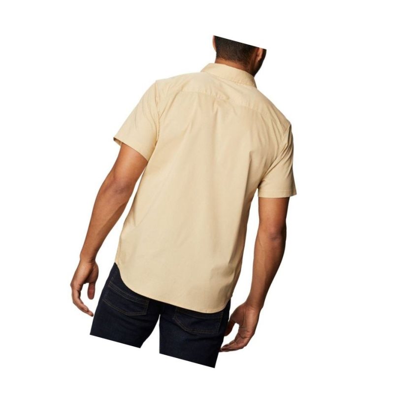 Pánské Košile Columbia Spring Time Short Sleeve Hnědé | QMZW-78640