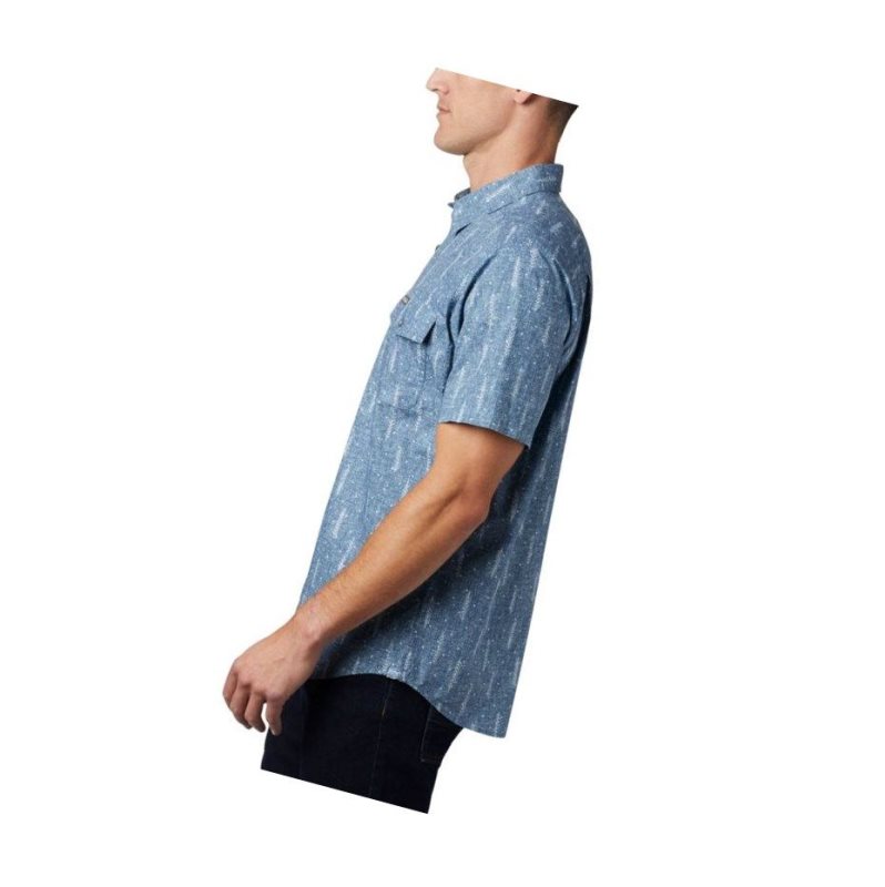 Pánské Košile Columbia Summer Chill Short Sleeve Blankyt | LVJP-02375