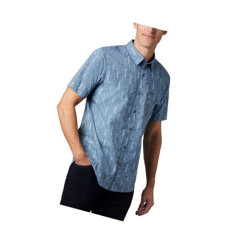 Pánské Košile Columbia Summer Chill Short Sleeve Blankyt | LVJP-02375