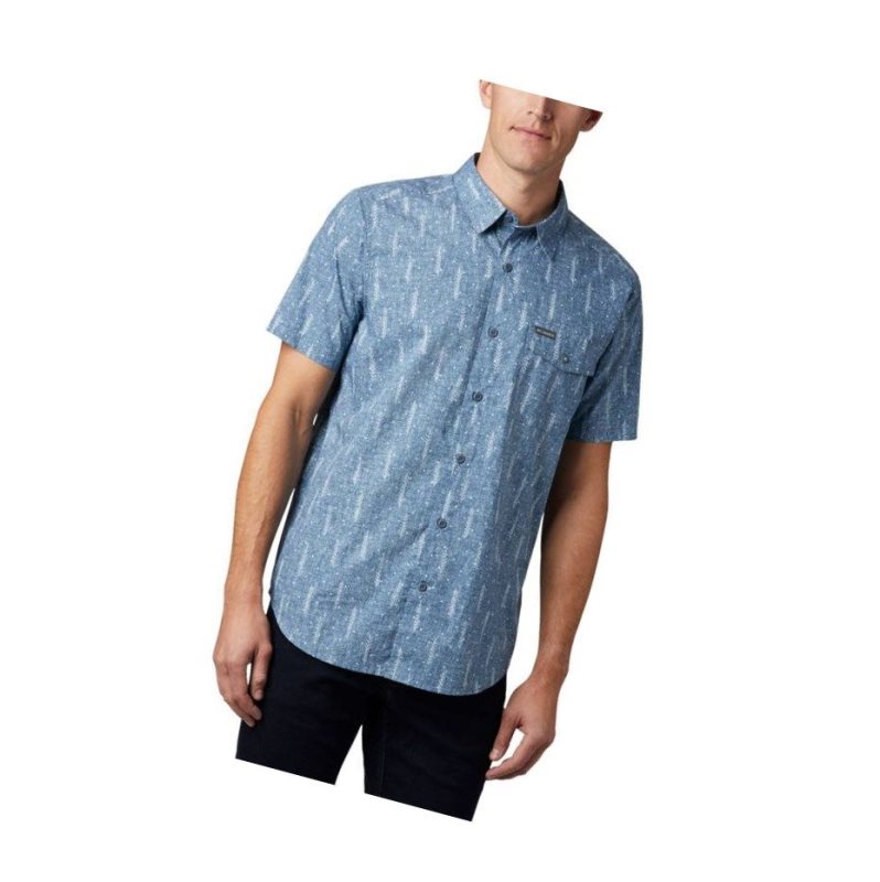 Pánské Košile Columbia Summer Chill Short Sleeve Blankyt | LVJP-02375