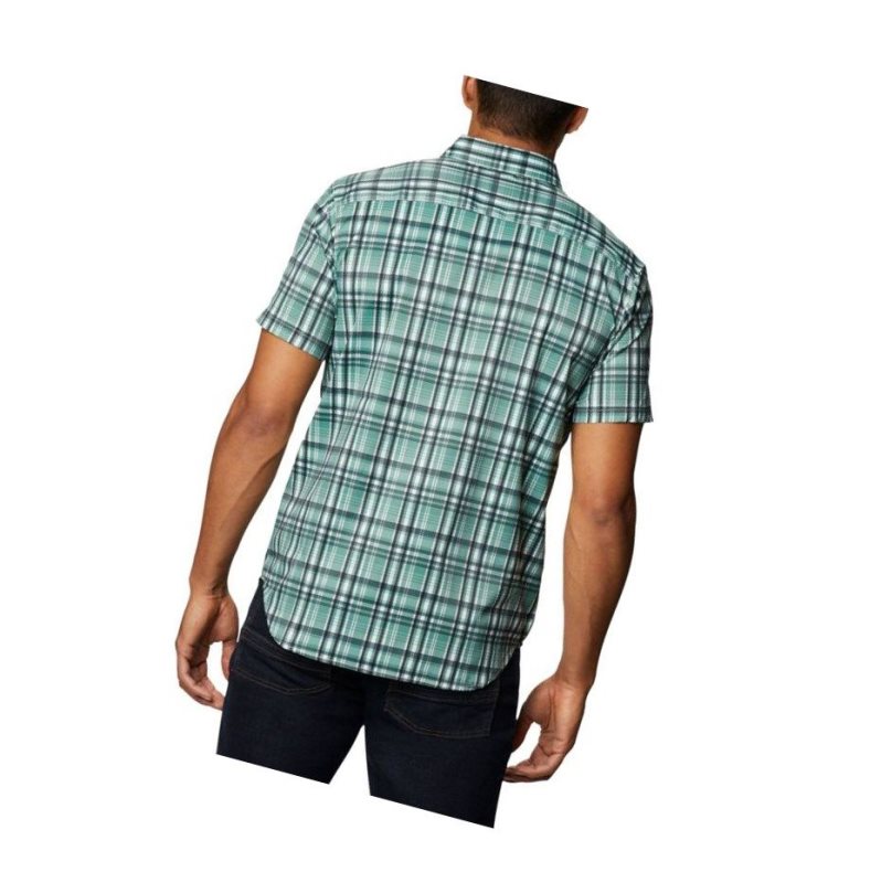 Pánské Košile Columbia Thirty Mile Ledge Short Sleeve Zelene | ONDR-93584