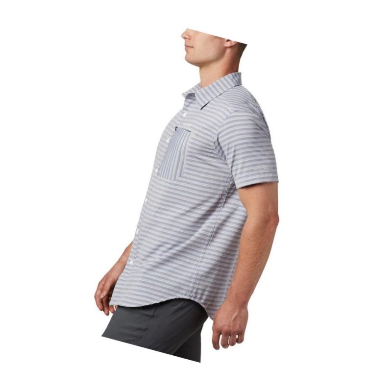 Pánské Košile Columbia Twisted Creek II Short Sleeve Tmavě Blankyt | UMJA-58746