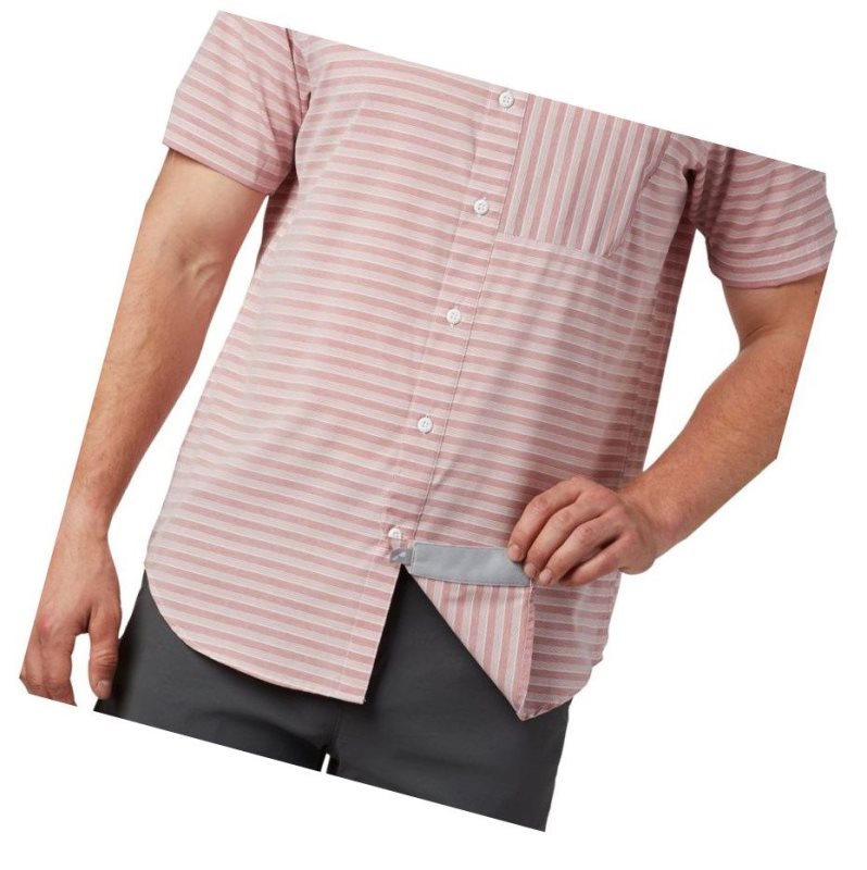 Pánské Košile Columbia Twisted Creek II Short Sleeve Červené | HUTN-58301