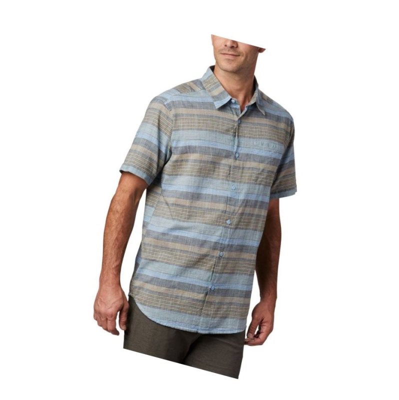 Pánské Košile Columbia Under Exposure Yarn Dye Short Sleeve Tall Blankyt | WJGU-01549