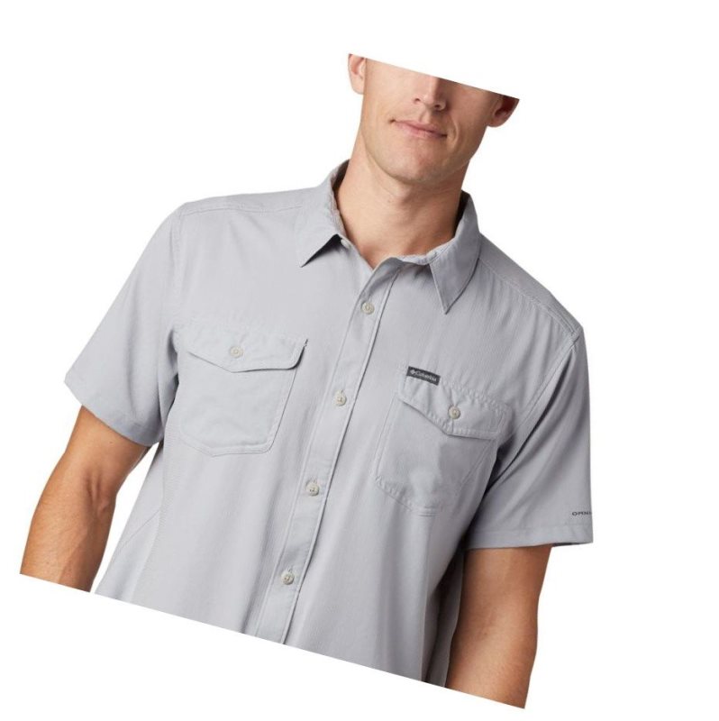 Pánské Košile Columbia Utilizer II Solid Short Sleeve Šedé | RLIW-62749