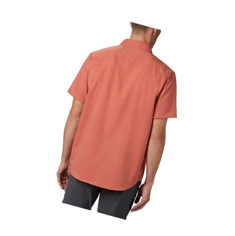 Pánské Košile Columbia Utilizer II Solid Short Sleeve Tmavě Koralove | JXKD-12348