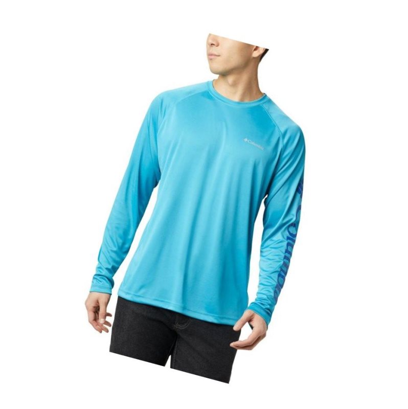 Pánské Mikina Columbia Fork Stream Long Sleeve Blankyt | KRLB-52890