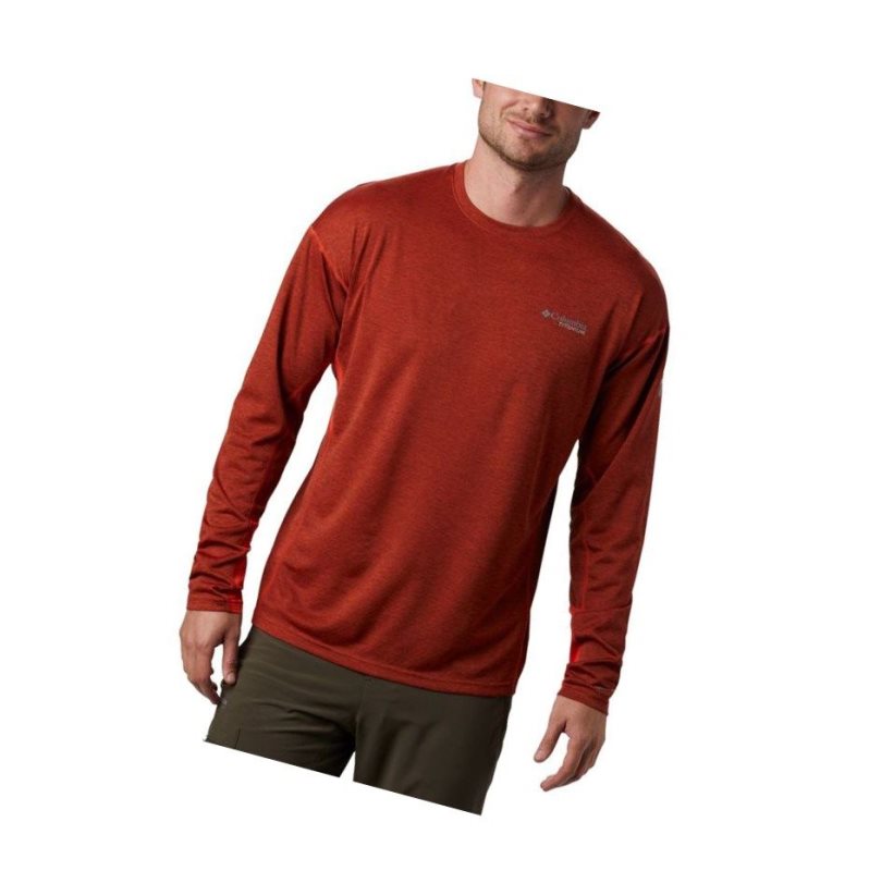 Pánské Mikina Columbia Irico Knit Long Sleeve Crew Neck Vínové | MISO-27495