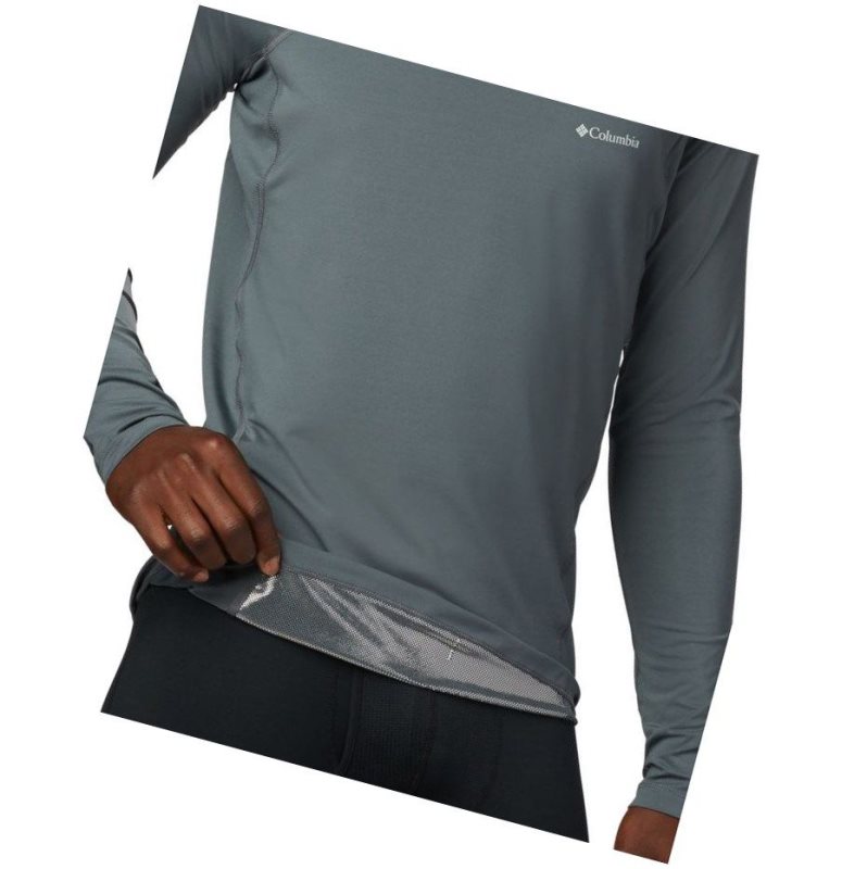 Pánské Mikina Columbia Midweight Stretch Baselayer Long Sleeve Tmavě Šedé | NCVM-17032