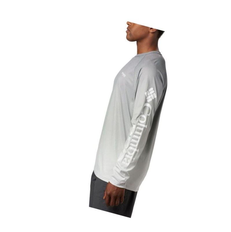 Pánské Mikina Columbia PFG Terminal Deflector Printed Long Sleeve Černé | VHAP-41378