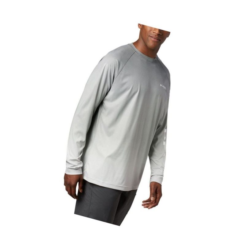 Pánské Mikina Columbia PFG Terminal Deflector Printed Long Sleeve Černé | VHAP-41378