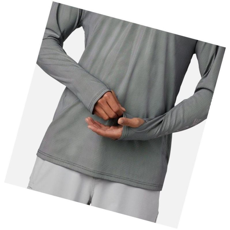 Pánské Mikina Columbia PFG Terminal Deflector Zero Mock Long Sleeve Černé | EXBO-94751