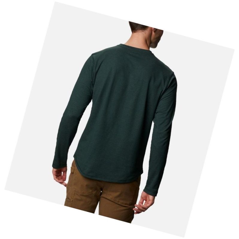 Pánské Mikina Columbia Rugged Ridge Long Sleeve Crew Zelene | BIRZ-58693