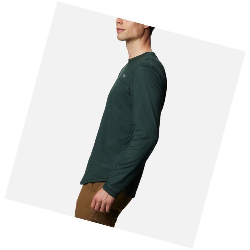 Pánské Mikina Columbia Rugged Ridge Long Sleeve Crew Zelene | BIRZ-58693