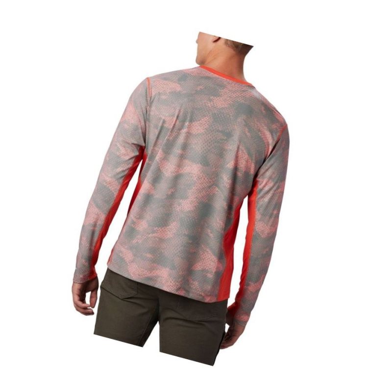 Pánské Mikina Columbia Solar Chill 2.0 Long Sleeve Červené | SCYV-01467