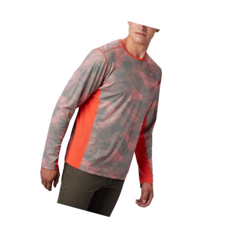 Pánské Mikina Columbia Solar Chill 2.0 Long Sleeve Červené | SCYV-01467