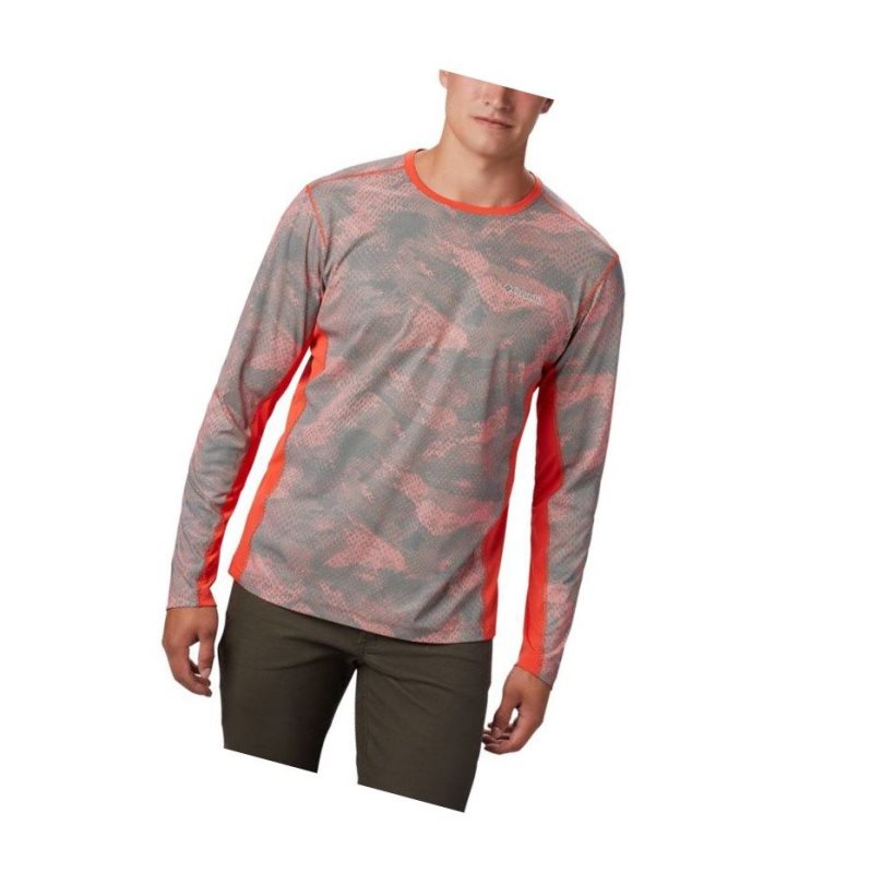 Pánské Mikina Columbia Solar Chill 2.0 Long Sleeve Červené | SCYV-01467