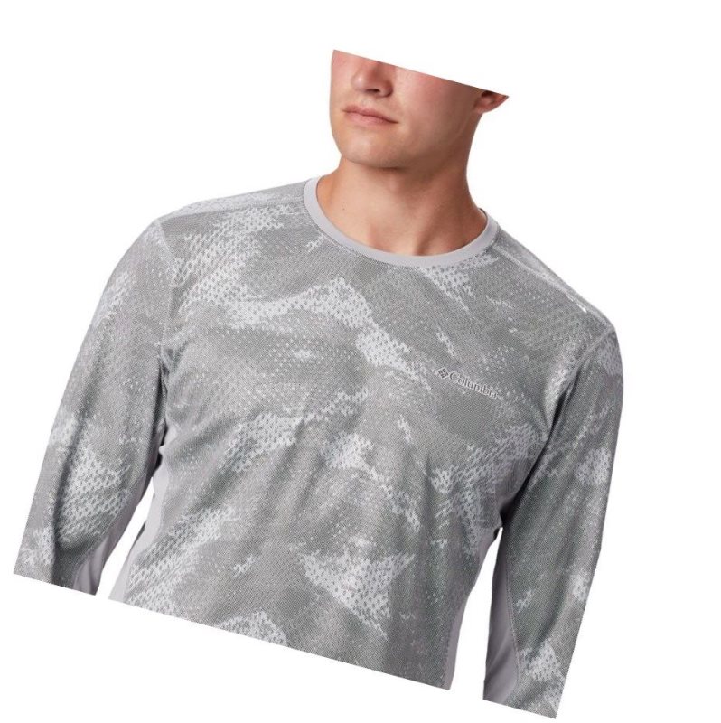 Pánské Mikina Columbia Solar Chill 2.0 Long Sleeve Šedé | EWYK-96485