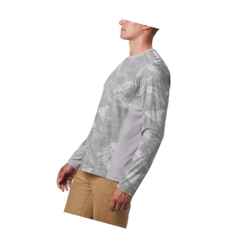 Pánské Mikina Columbia Solar Chill 2.0 Long Sleeve Šedé | EWYK-96485