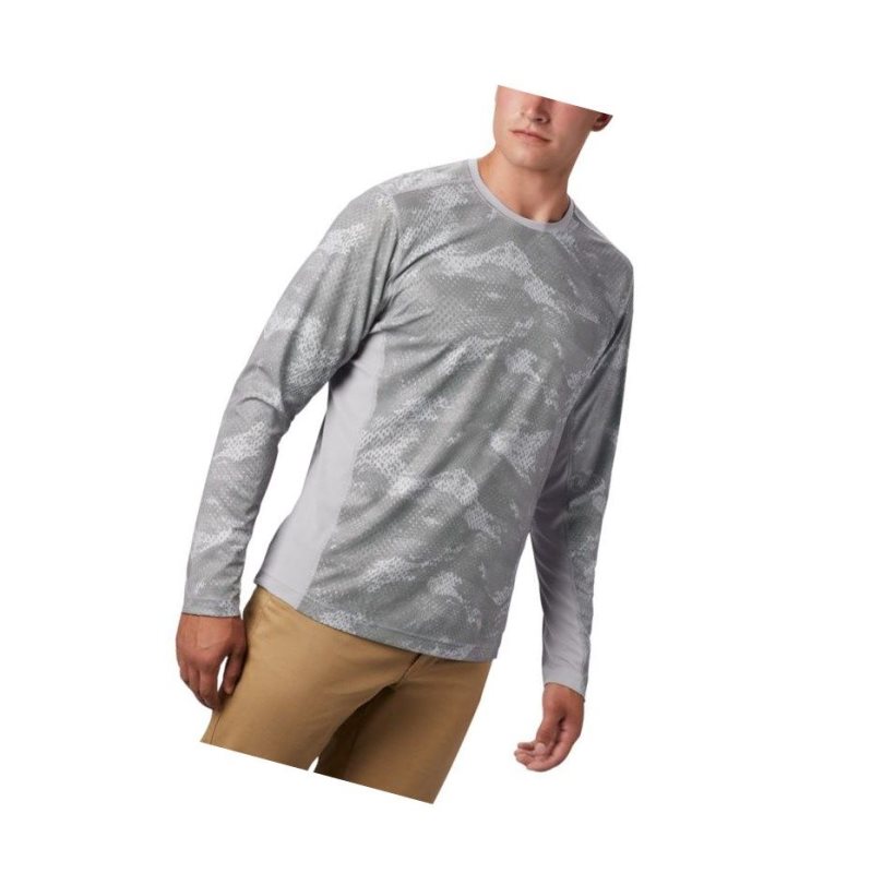 Pánské Mikina Columbia Solar Chill 2.0 Long Sleeve Šedé | EWYK-96485