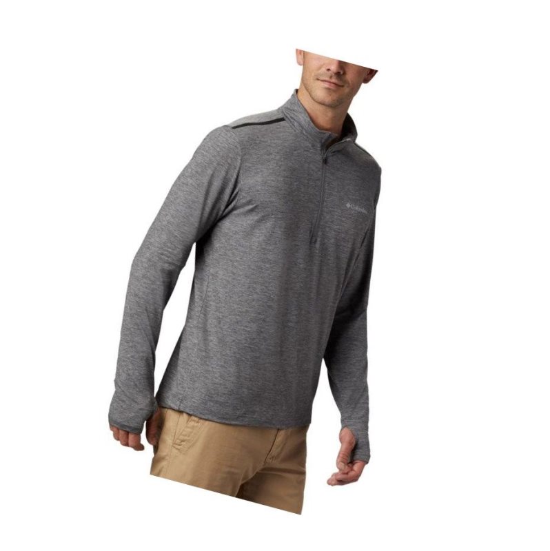 Pánské Mikina Columbia Tech Trail 1/4 Zip Šedé | USLP-15790