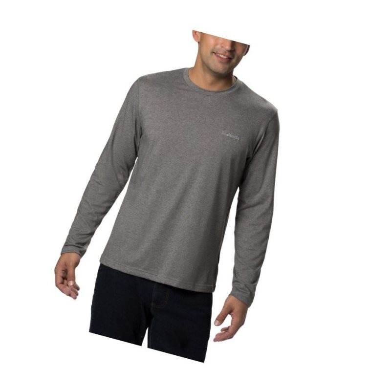 Pánské Mikina Columbia Thistletown Park Crew Neck Long Sleeve Šedé | VCBN-18605