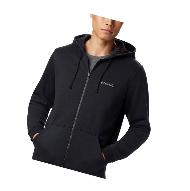 Pánské Mikina s Kapucí Columbia Hart Mountain Full Zip Černé | TQVX-62087