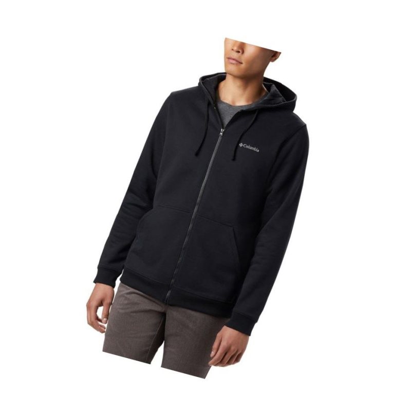 Pánské Mikina s Kapucí Columbia Hart Mountain Full Zip Černé | TQVX-62087