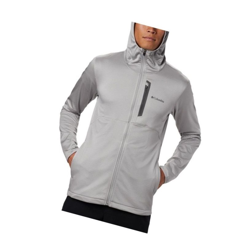 Pánské Mikina s Kapucí Columbia Tech Trail Full Zip Šedé | YBLP-76918