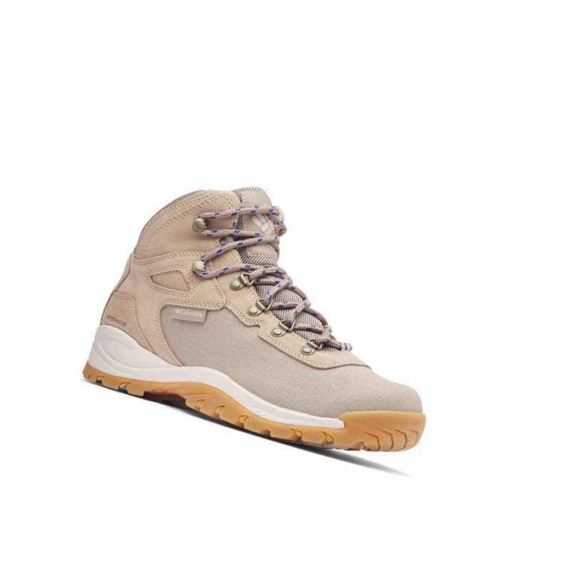 Pánské Pohorky Columbia Newton Ridge Canvas Waterproof Hnědé Královská Modrá | HDNY-51403