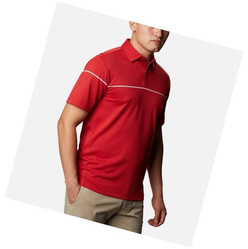 Pánské Polo Triko Columbia Omni-Wick Breaker Golf Červené | EFGB-48915