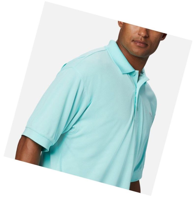 Pánské Polo Triko Columbia PFG Perfect Cast Tall Světle Blankyt | FAGZ-30497