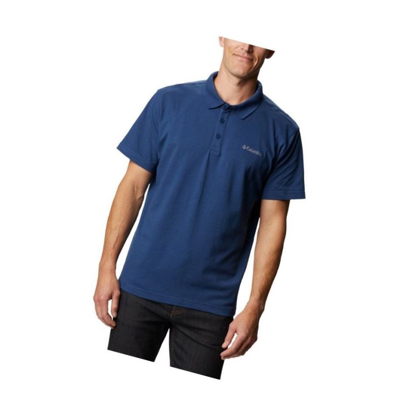 Pánské Polo Triko Columbia Wingard II Solid Pique Tmavě Šedé | DQAL-25174