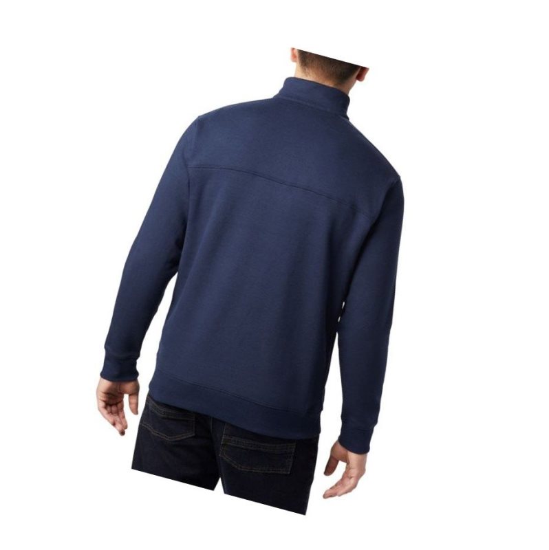 Pánské Pulovr Columbia Hart Mountain II Half Zip Big Tmavě Šedé | UNIP-02193